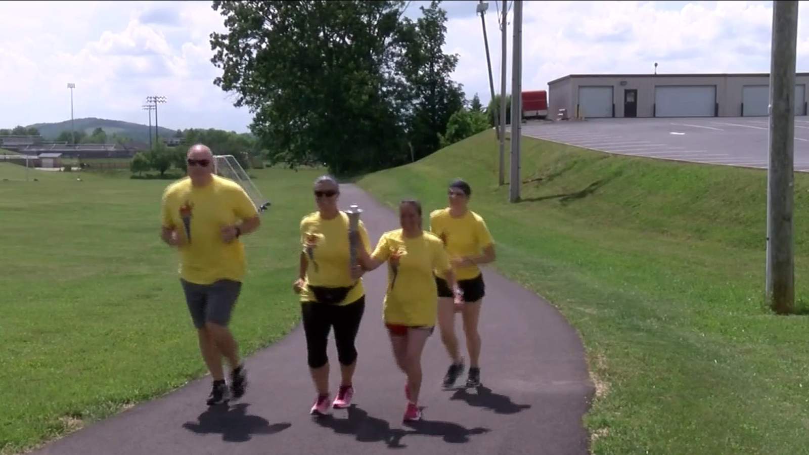 Local officers participate in virtual torch run for Special Olympics