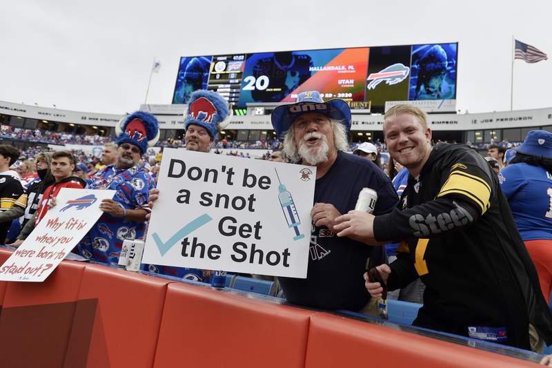 Tailgating, face-painted fans back in force at NFL stadiums