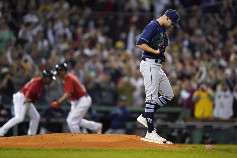 Rays' remarkable season comes to sudden end at Fenway Park