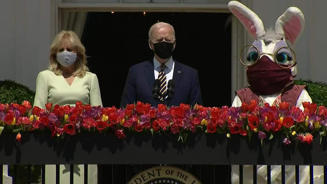 WATCH: President Biden delivers brief Easter remarks