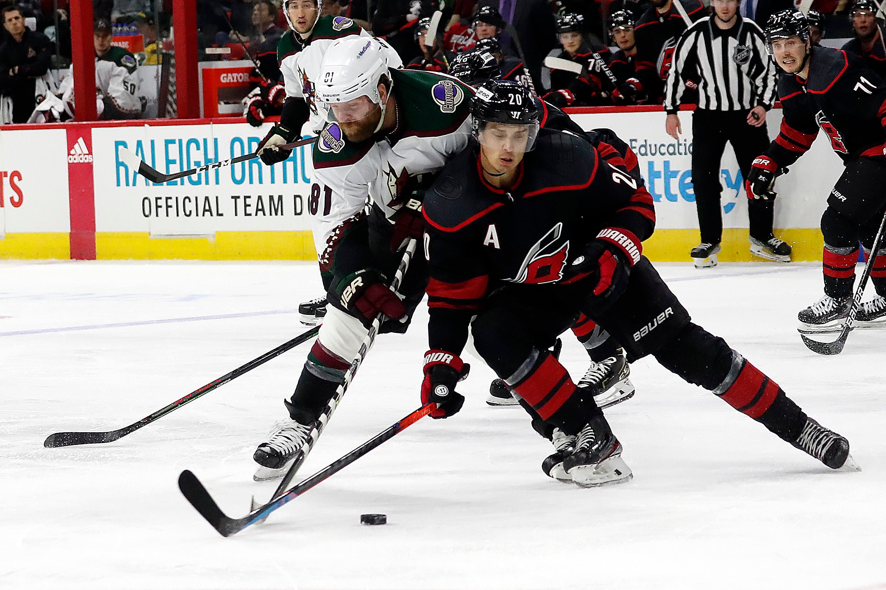 Coyotes fall to Hurricanes despite 37 saves from rookie Karel Vejmelka